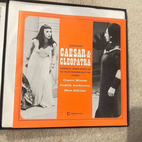 Caesar and Cleopatra by George Bernard Shaw – Vintage Drama LP - Picture 1 of 7